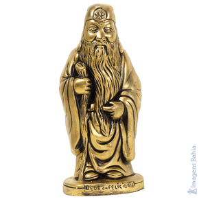Imagem Deus Da Felicidade (Dourado) de 20cm