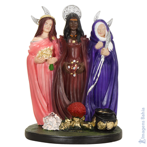 Imagem Deusa Tríplice de 25cm