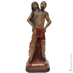 Exu Duas Cabeças de 30cm