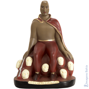 Exu Sete Caveiras de 35cm