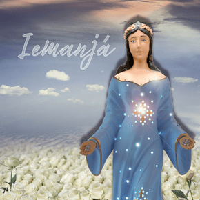 Imagem de Iemanjá Iluminada de 60cm