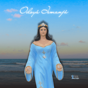 Imagem de Iemanjá Manto Branco (Especial) de 60cm