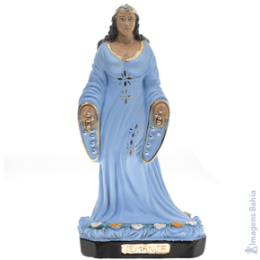 Iemanjá Roupa Azul de 15cm