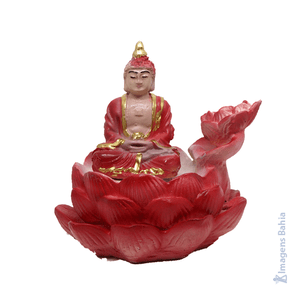 Imagem de Incensario De Buda Vermelho de 15CM