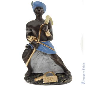 Logun Edé em resina de 10cm