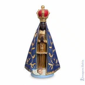 Nossa Senhora Aparecida de 16cm em resina