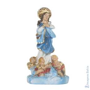 Nossa Senhora Conceição em resina de 10cm