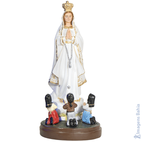 Nossa Senhora de Fátima Com Pastores de 30cm