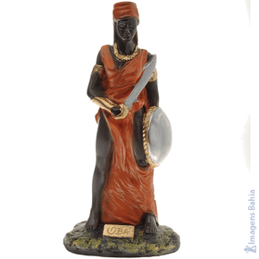 Imagem de Orixá Obá de 10cm