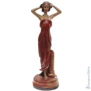 Pomba Gira Rosa Negra de 35cm