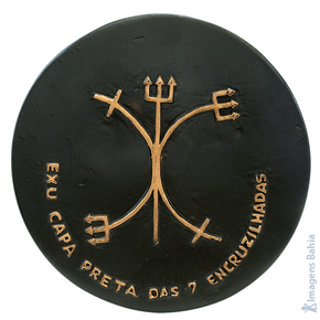 Imagem de Ponto de Exu Capa Preta das 7 Encruzilhadas de 18cm