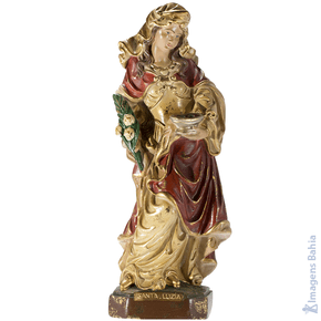 Imagem de Santa Luzia linha barroca de 30cm