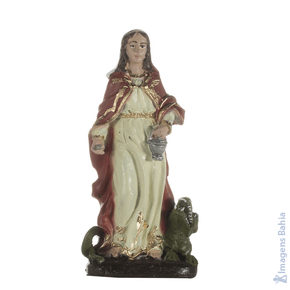 Santa Marta em resina de 10cm