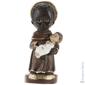 São Benedito linha Infantil de 15cm