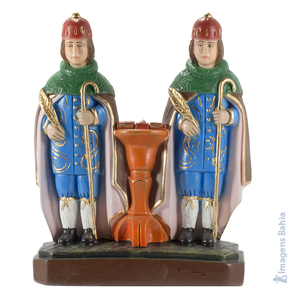 São Cosme Damião (Marrom) de 20cm