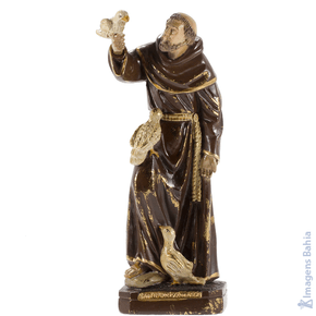 Imagem de São Francisco de Assis linha barroca de 30cm