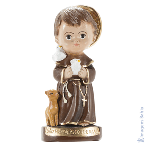 São Francisco de Assis linha infantil de 15cm
