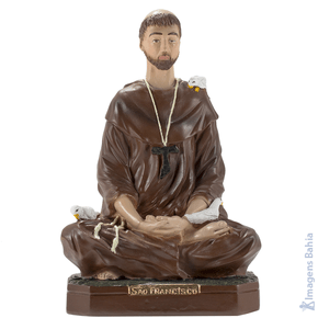 São Francisco meditando de 30cm
