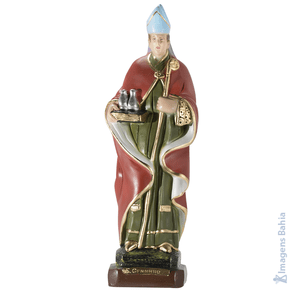 São Genaro em resina de 10cm