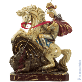 Imagem de São Jorge linha barroca de 30cm