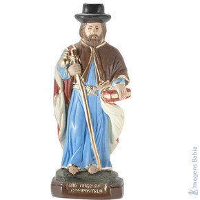 Imagem de São Tiago de Compostela de 20cm