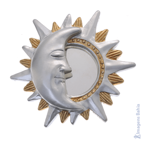Imagem de Sol e Lua crescente de 16cm