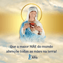 Imagem de Coração de Maria busto de 30cm
